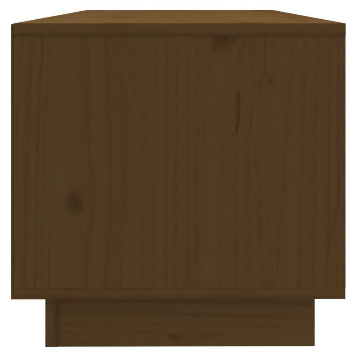 VIDAXL Meuble TV Marron miel 90x35x35 cm Bois de pin massif
