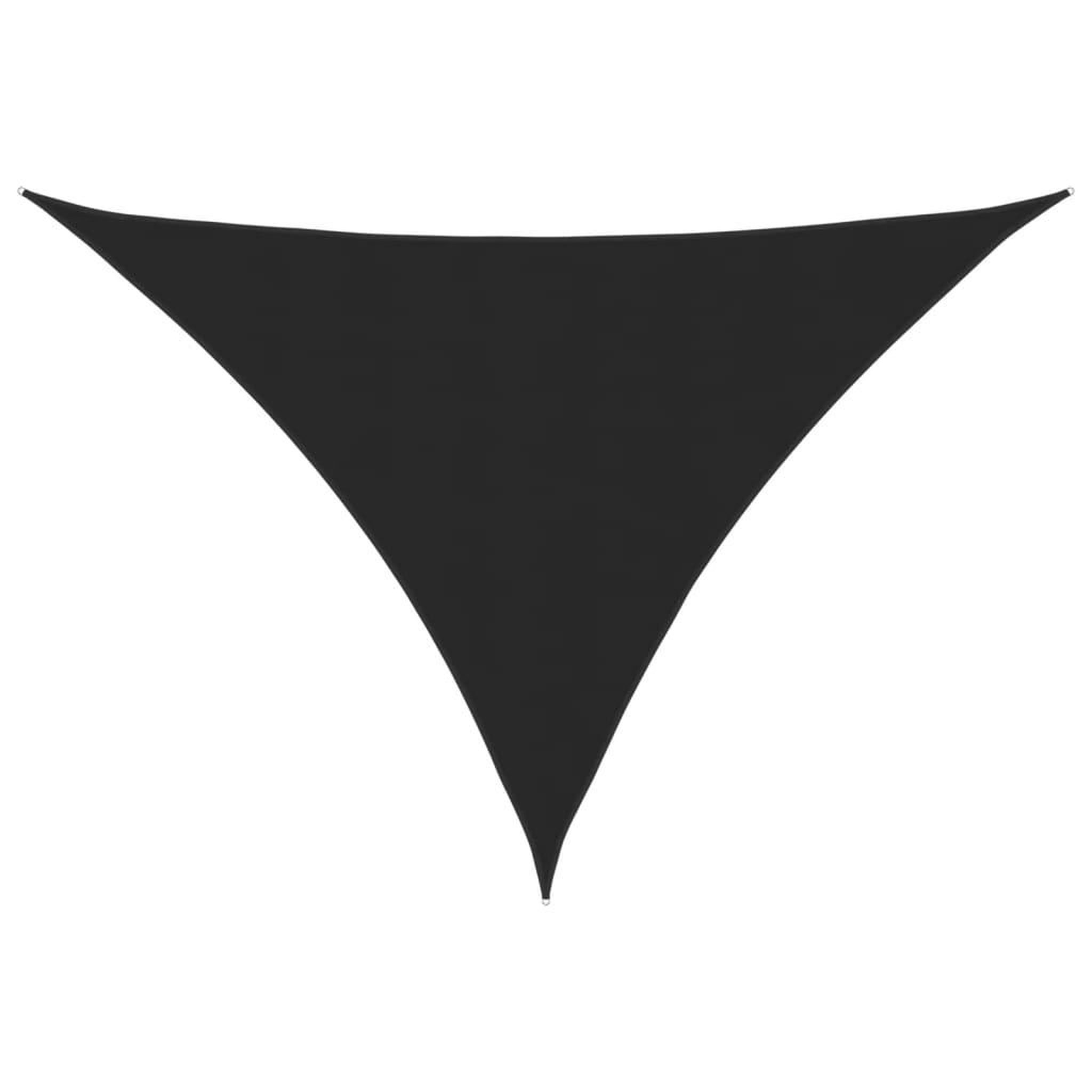 Voir la diapositive 2 : VIDAXL Voile de parasol tissu oxford triangulaire 3,5x3,5x4,9 m noir