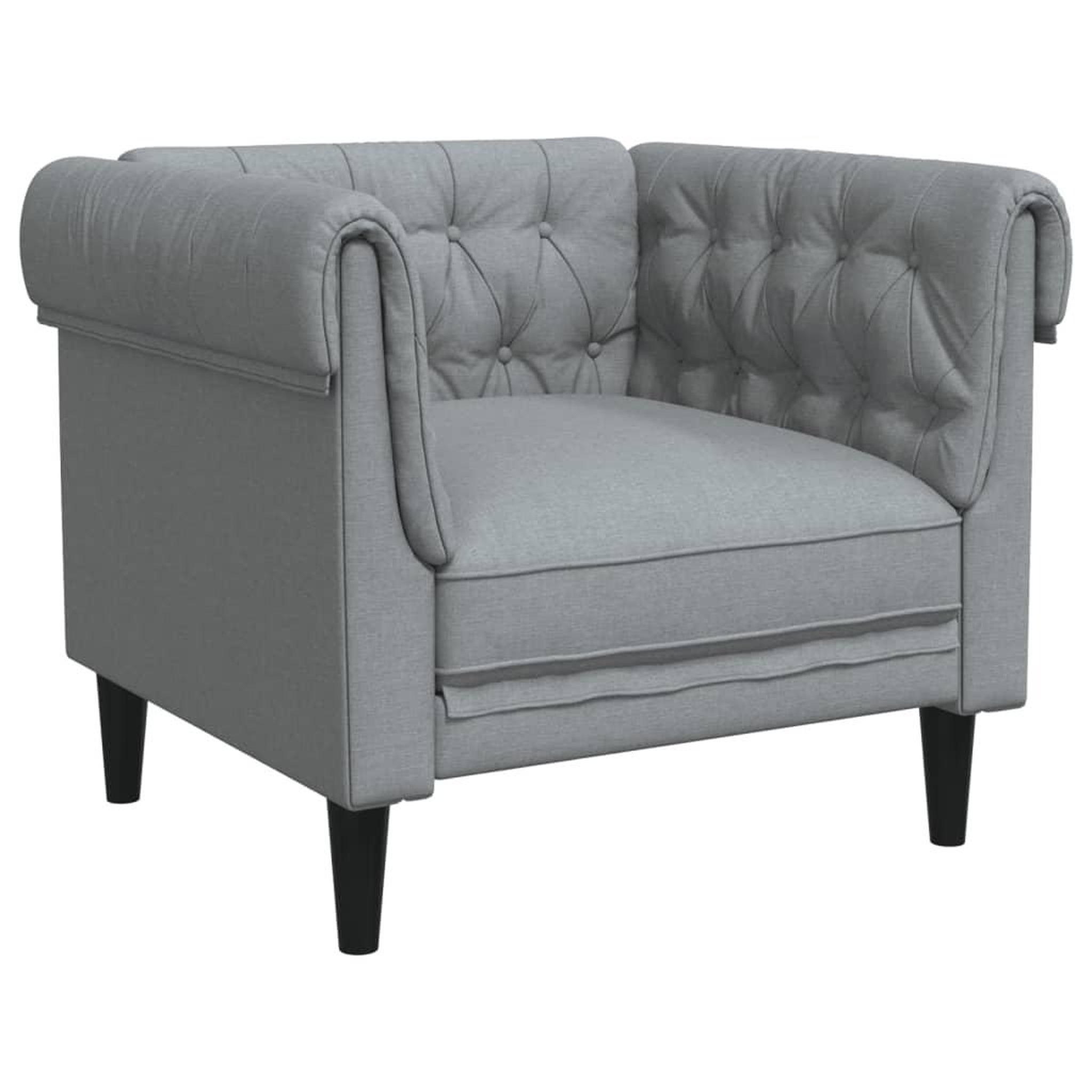Voir la diapositive 4 : VIDAXL Ensemble de canapes 3 pcs gris clair tissu