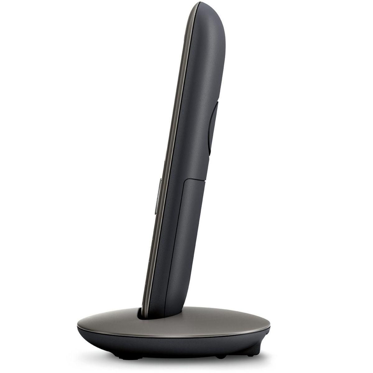 GIGASET Téléphone sans fil dect anthracite avec répondeur - gigacl660hx