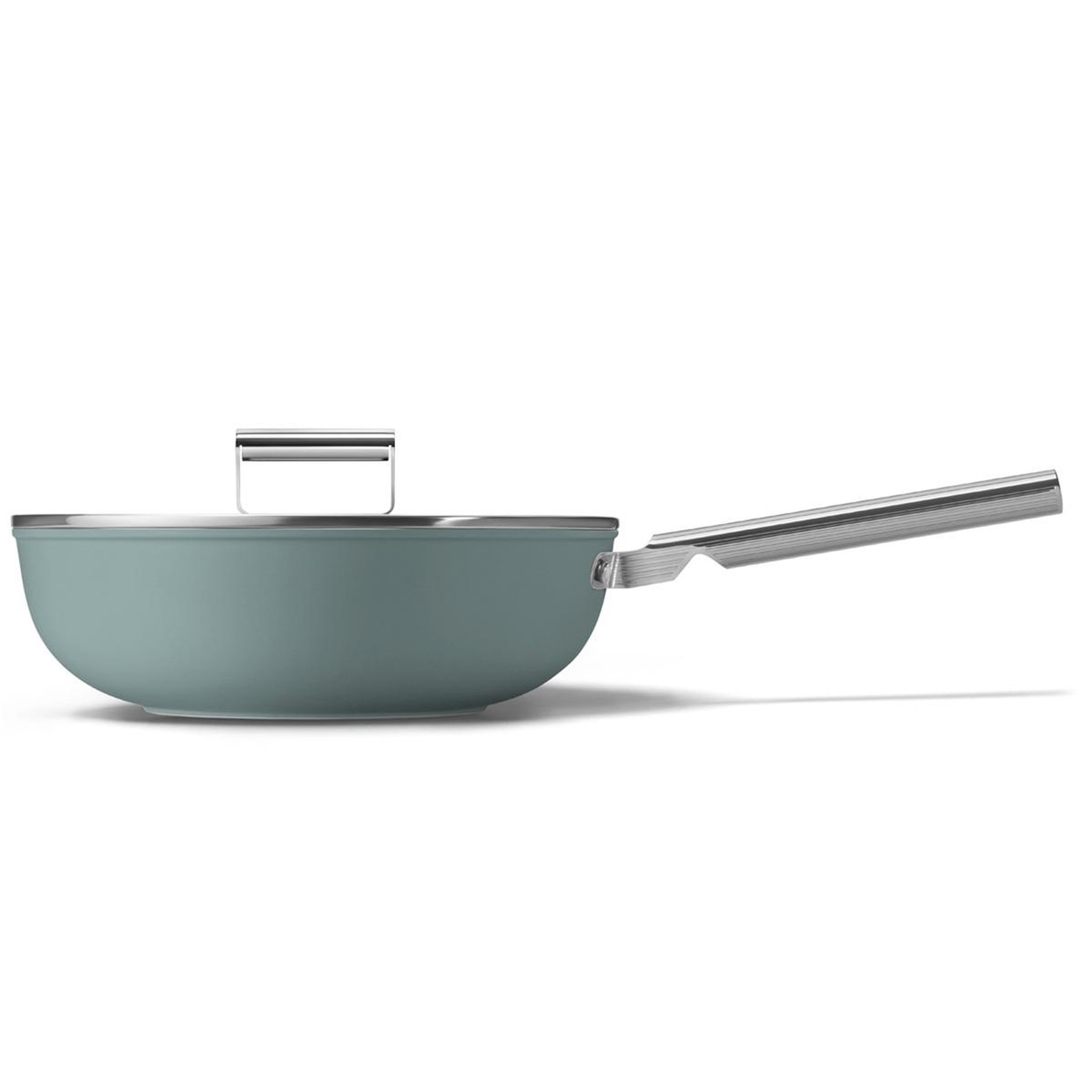 Voir la diapositive 5 : SMEG Poêle wok 30cm vert émeraude mat - wof3002egm