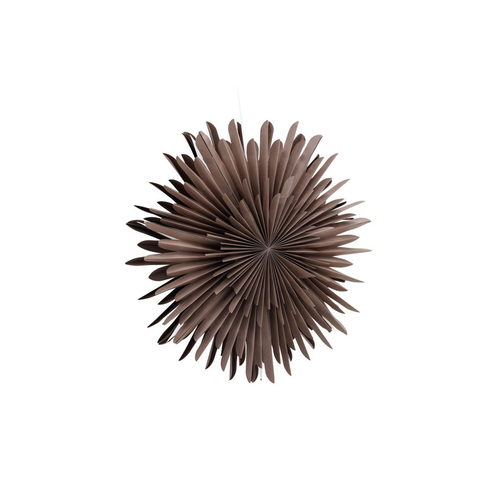Voir la diapositive 4 : Paris Prix Lampe suspension design  selen  80cm marron