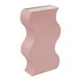 Voir la diapositive 1 : ATMOSPHERA Vase Vague en Métal  Chéri  35cm Rose