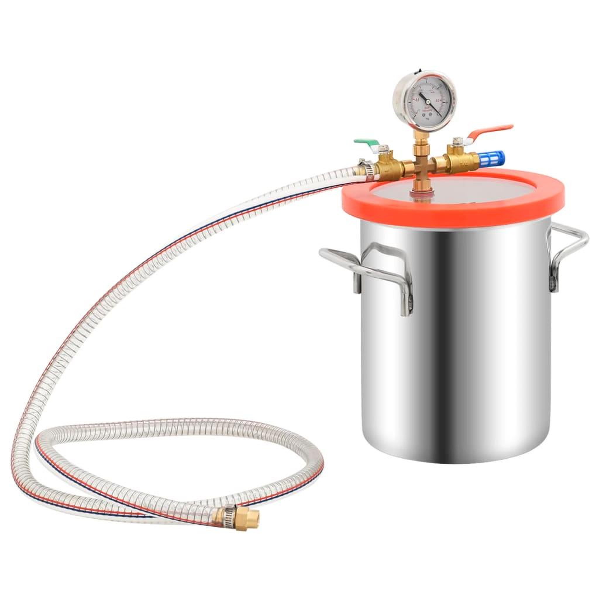 VIDAXL Chambre a vide Inox 5,5 L