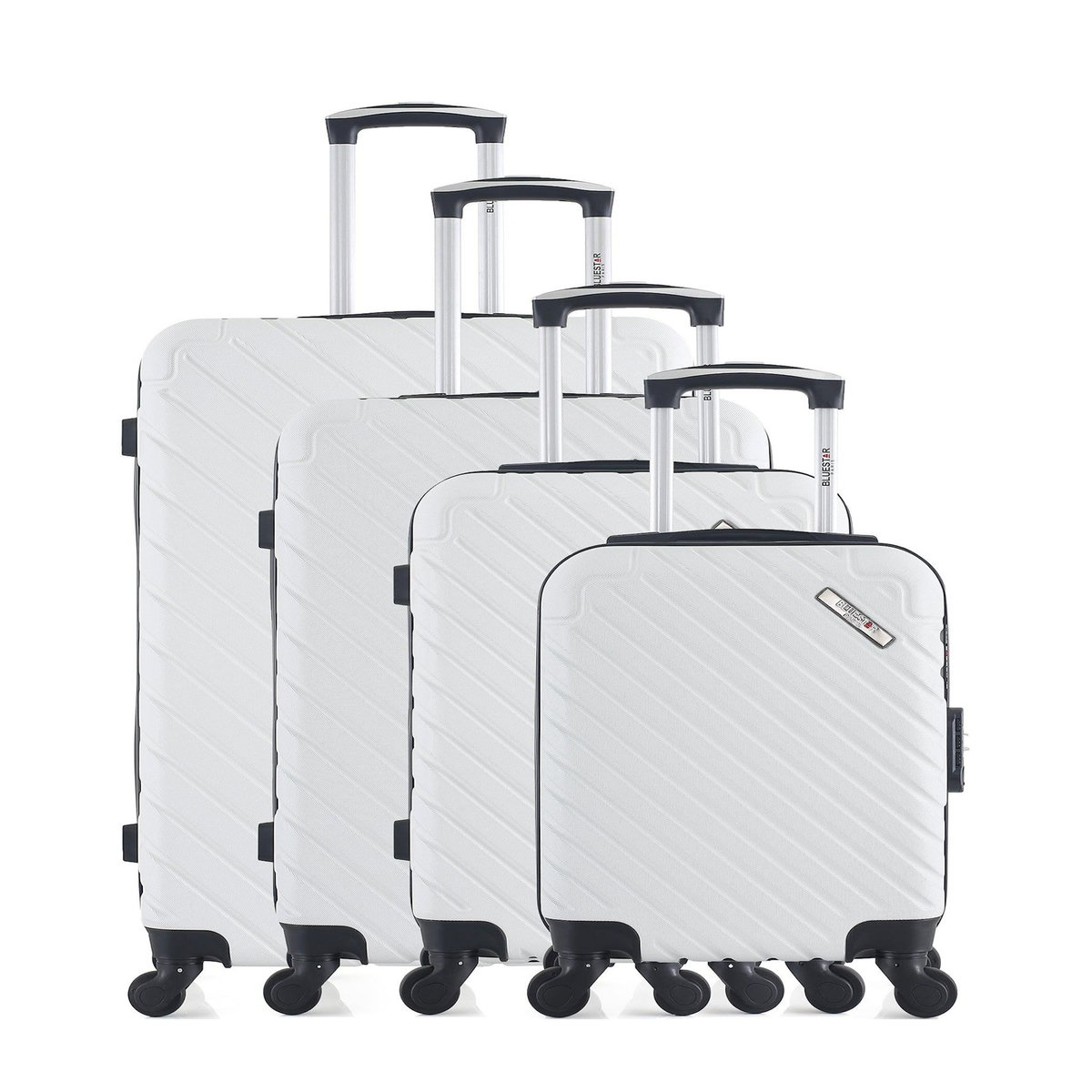 BLUESTAR BLUESTAR - Set de 4 Valises CITE-M 75 cm 4 Roues