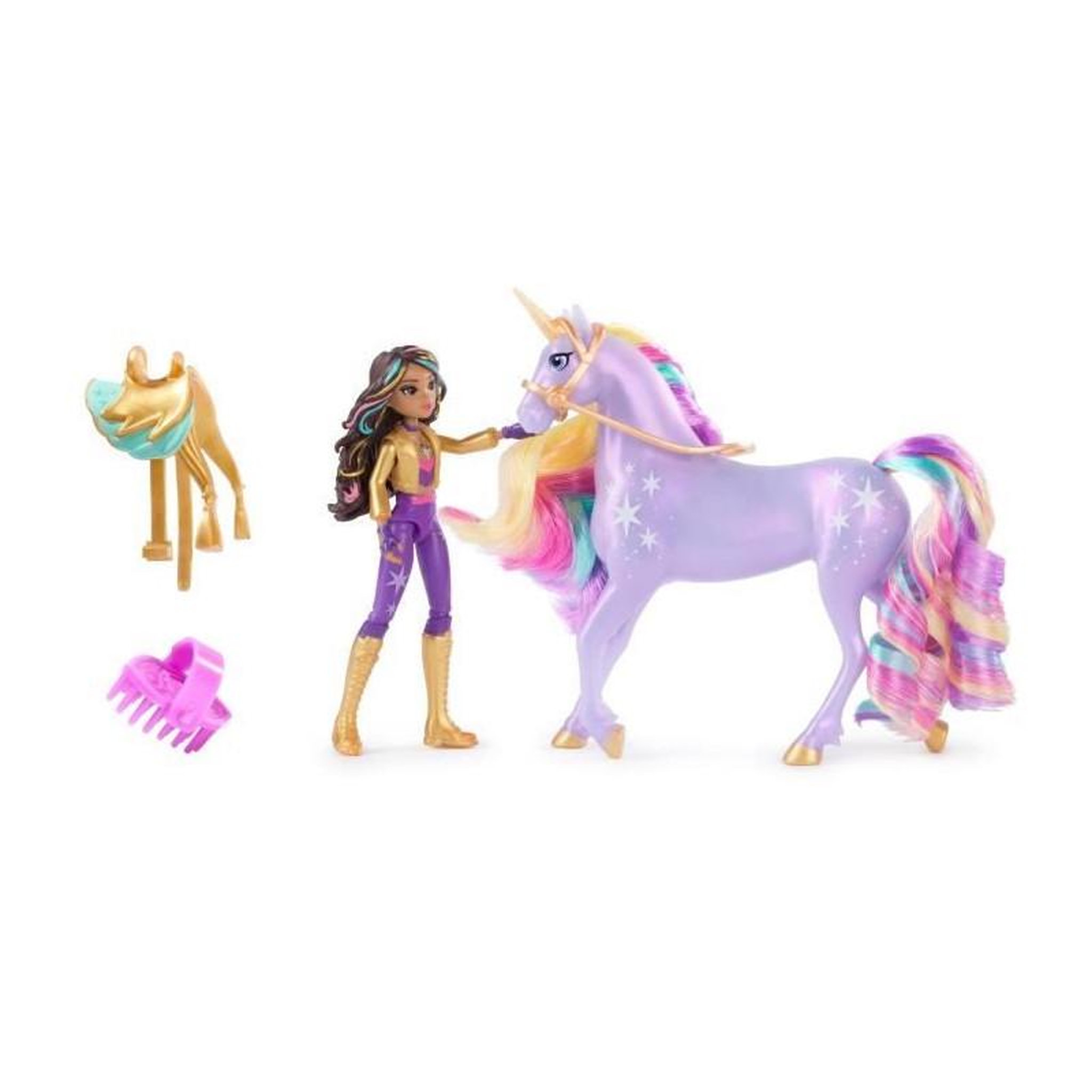 Voir la diapositive 3 : Spin Master SPIN MASTER COFFRET LICORNE ET POUPEE WILDSTAR ET SOPHIA Unicorn Academy