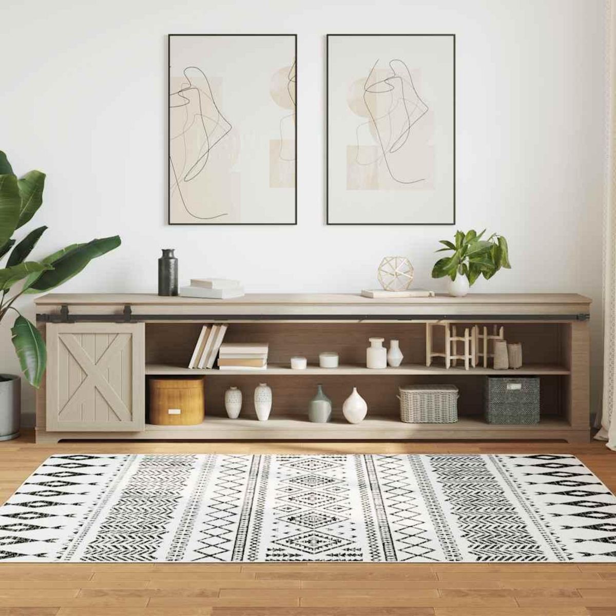 VIDAXL Kit de porte d'armoire coulissante 244 cm acier au carbone