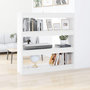 Voir la diapositive 1 : VIDAXL Bibliotheque/Separateur de piece Blanc 100x30x103 cm