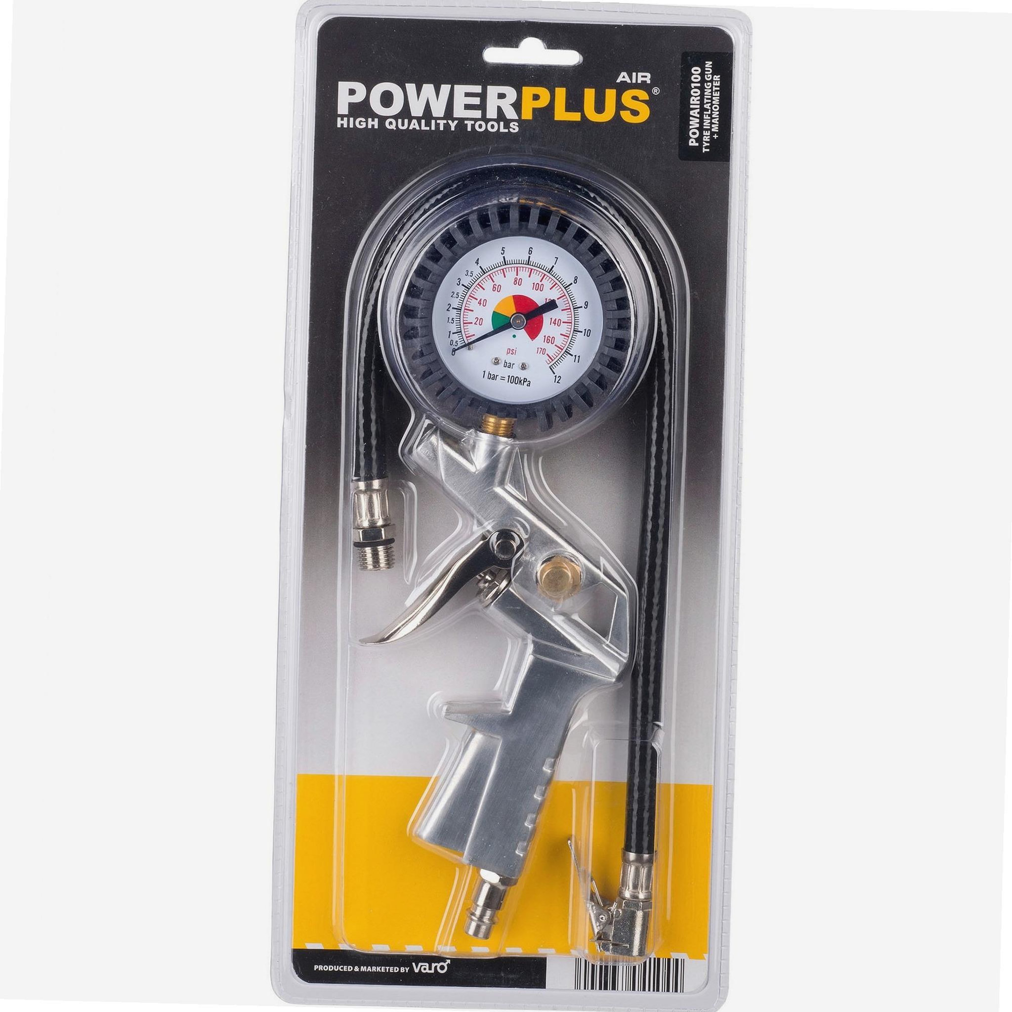 Voir la diapositive 2 : POWERPLUS Poignée de gonflage alu Powerplus