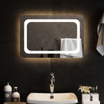 VIDAXL Miroir de salle de bain a LED 60x40 cm