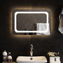 Voir la diapositive 1 : VIDAXL Miroir de salle de bain a LED 60x40 cm