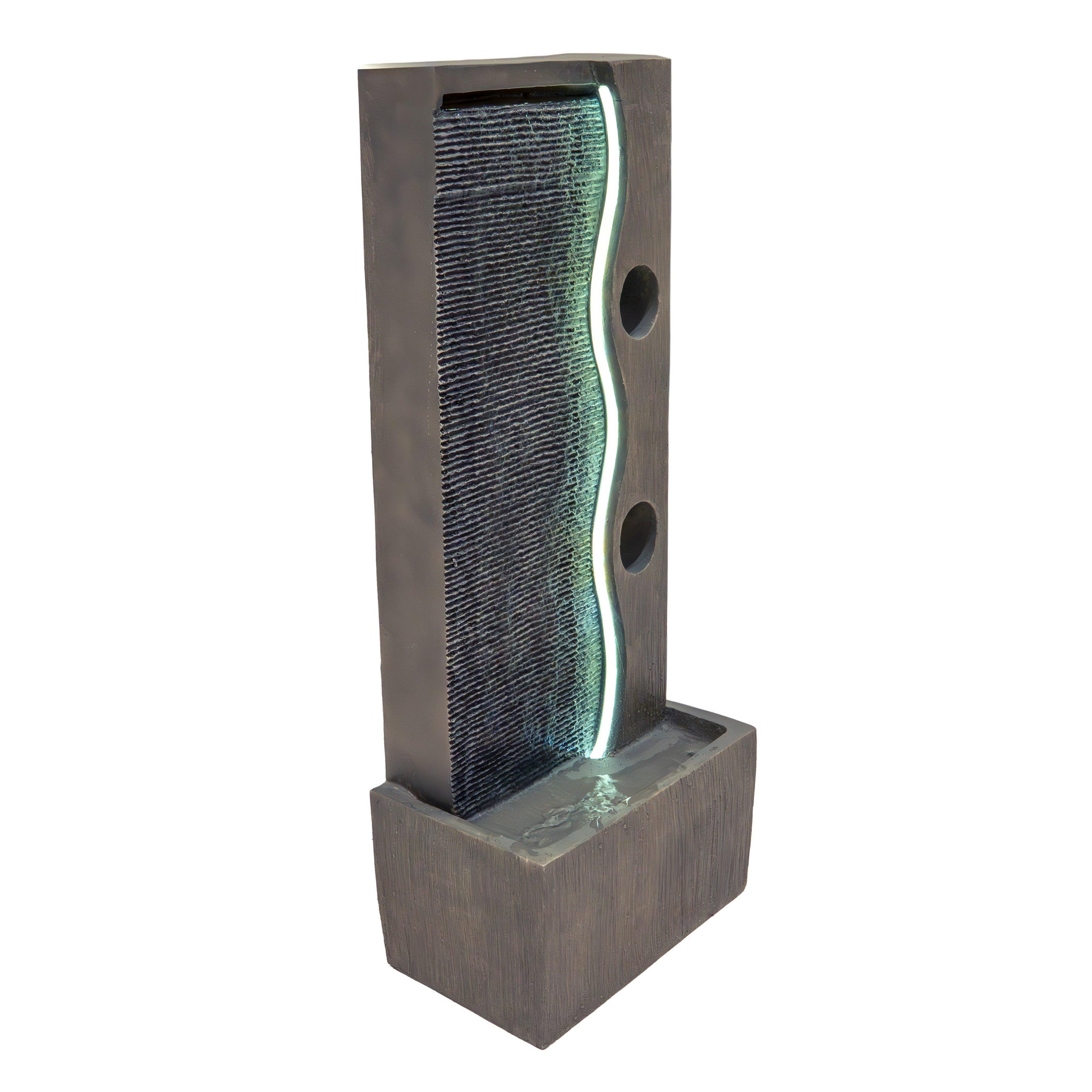 Voir la diapositive 3 : MONSTERSHOP Fontaine de jardin « harmony falls » avec éclairage led
