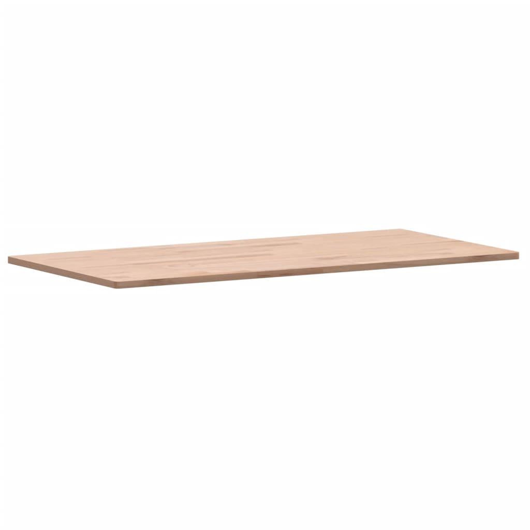 Voir la diapositive 3 : VIDAXL Dessus de table 80x40x1,5 cm rectangulaire bois massif de hetre