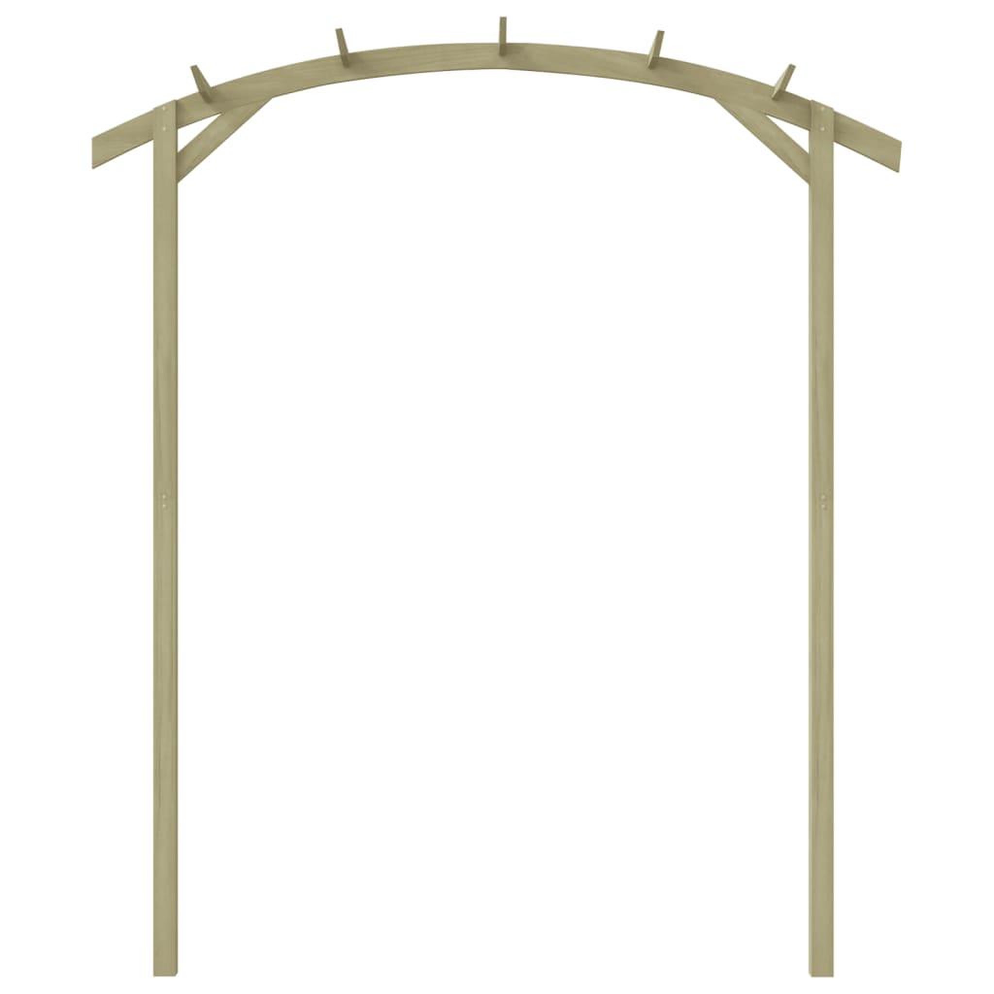 Voir la diapositive 2 : VIDAXL Pergola de jardin 180x210x40 cm bois de pin impregne