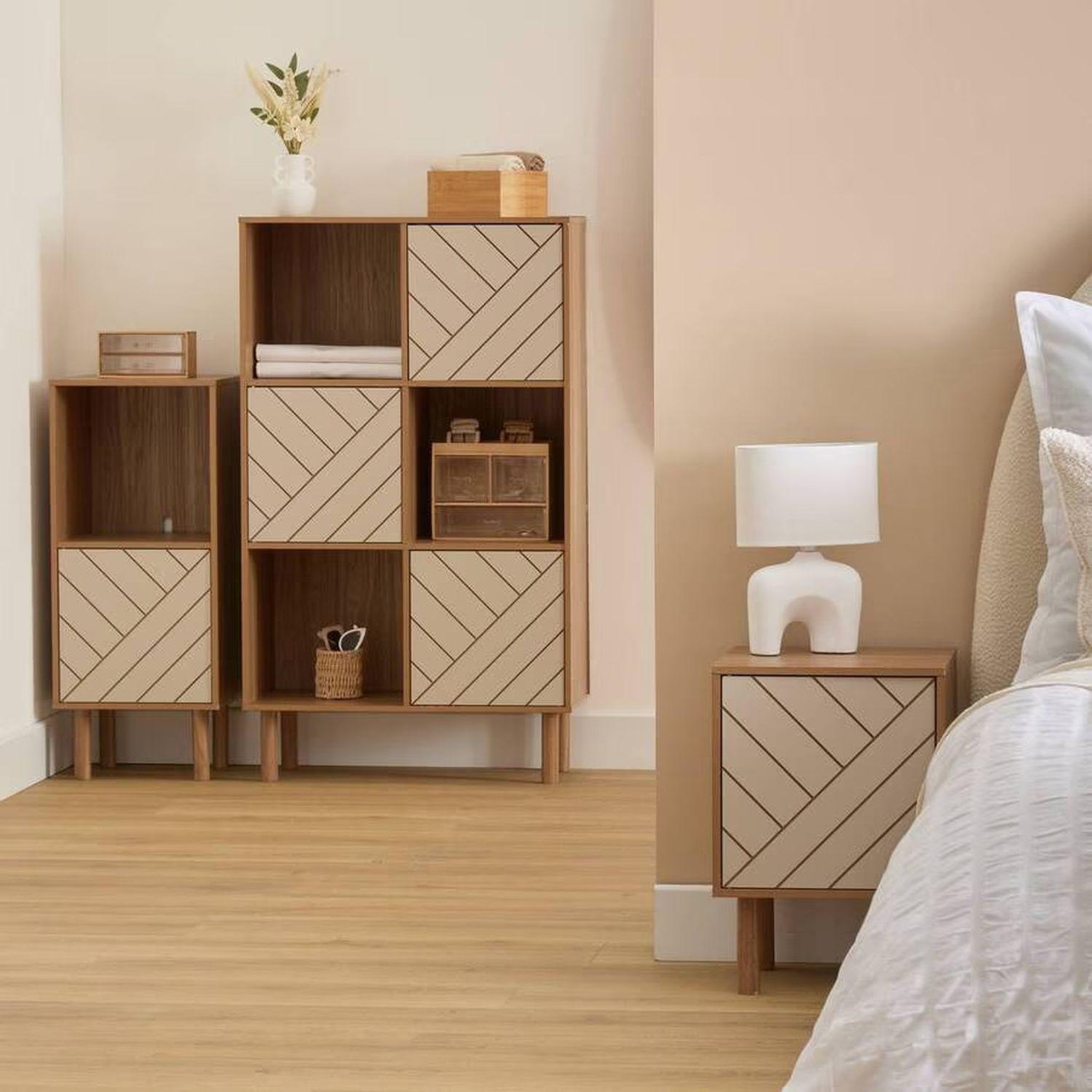 Voir la diapositive 2 : FIVE Etagère 1 case mix n match - marron