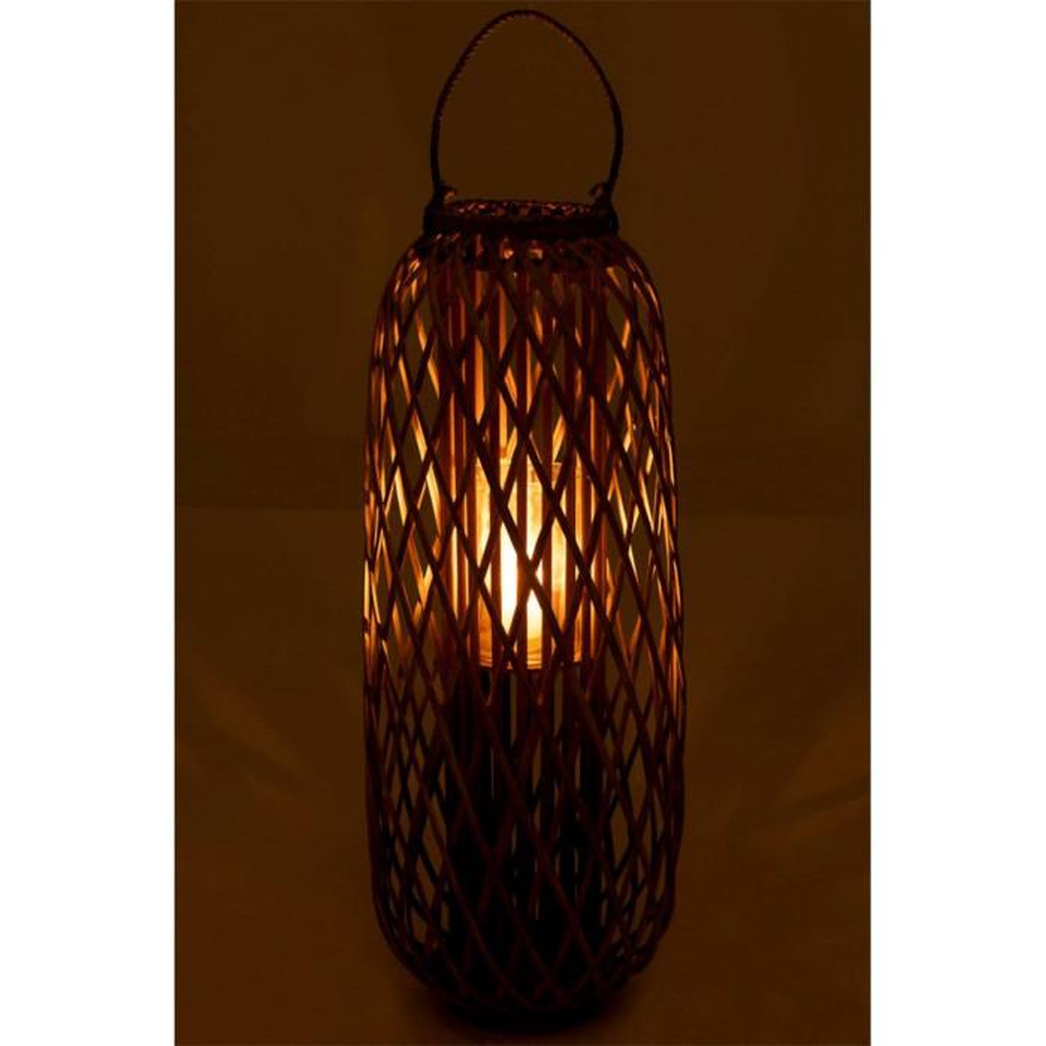Voir la diapositive 3 : Paris Prix Lanterne Design en Bois  Willow  96cm Gris