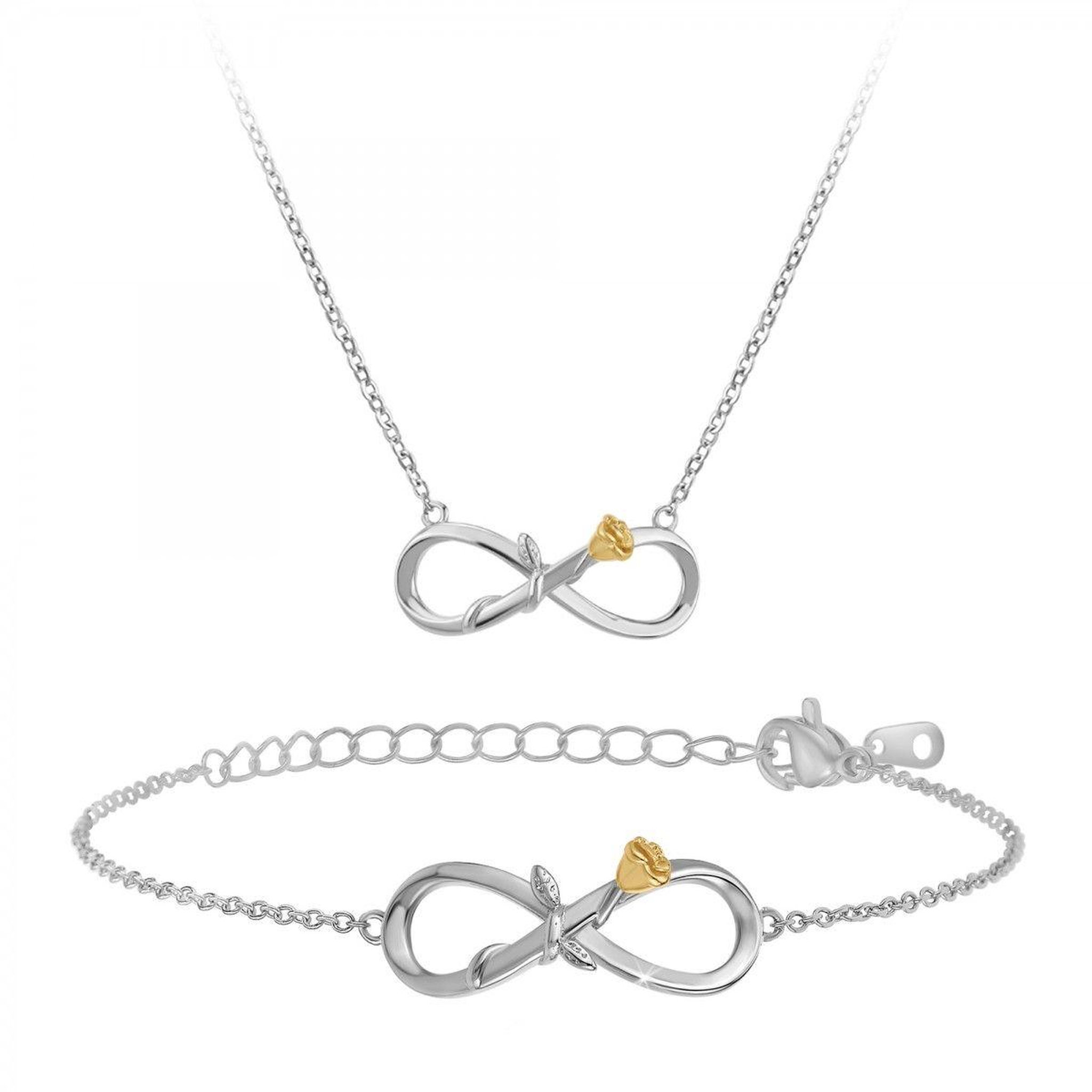 SC CRYSTAL Parure infini rose par SC Crystal