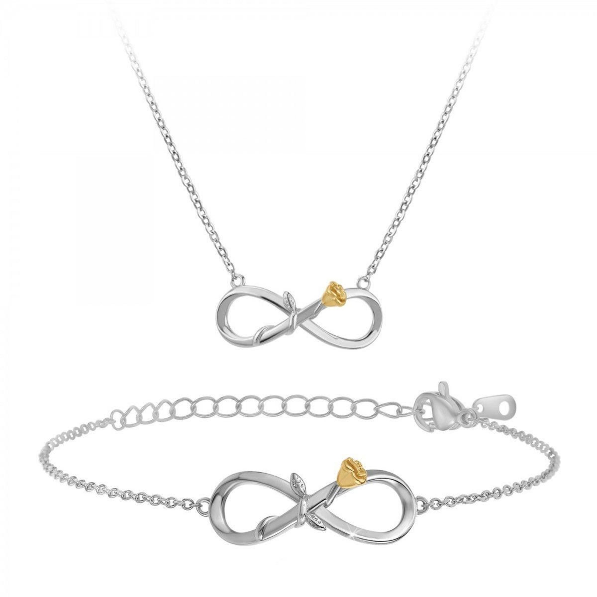 SC CRYSTAL Parure infini rose par SC Crystal