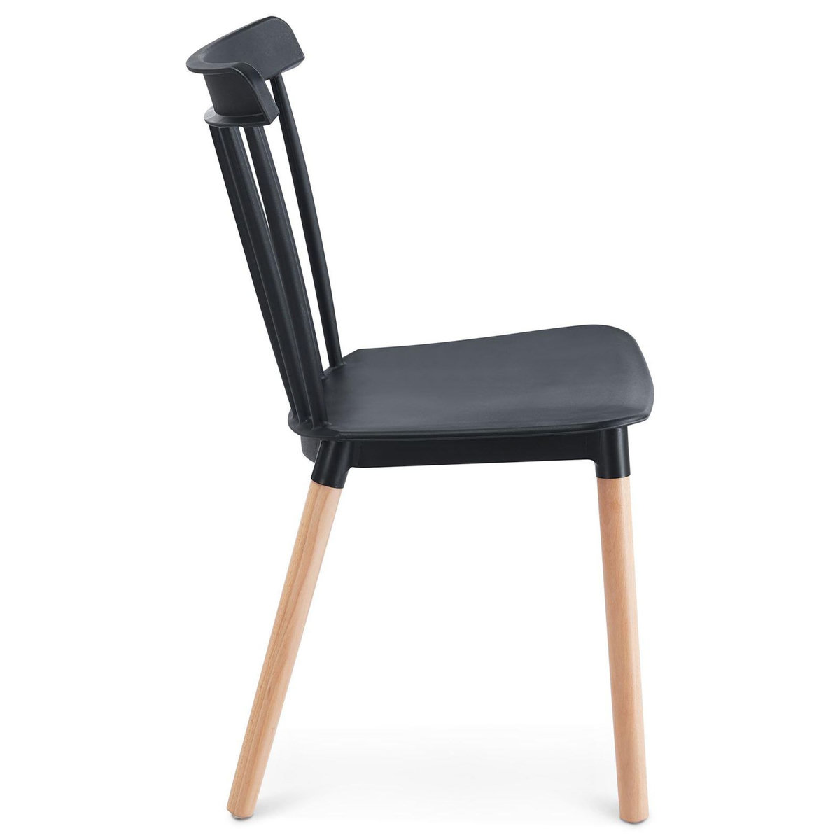 IDIMEX Lot de 4 chaises RAVI de salle à manger design