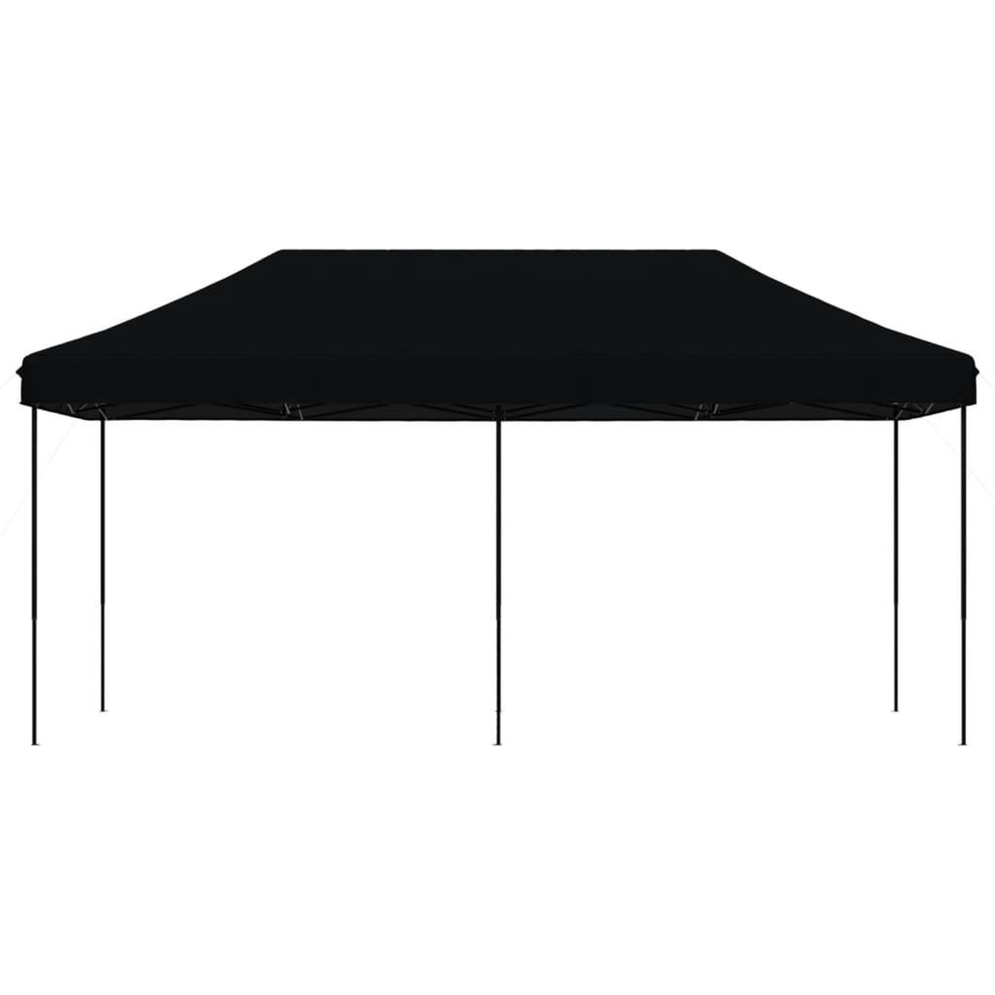 Voir la diapositive 3 : VIDAXL Tente de reception pliable escamotable noir 580x292x315 cm