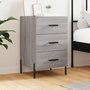 Voir la diapositive 1 : VIDAXL Table de chevet sonoma gris 40x40x66 cm bois d'ingenierie