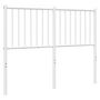 Voir la diapositive 5 : VIDAXL Tete de lit metal blanc 120 cm