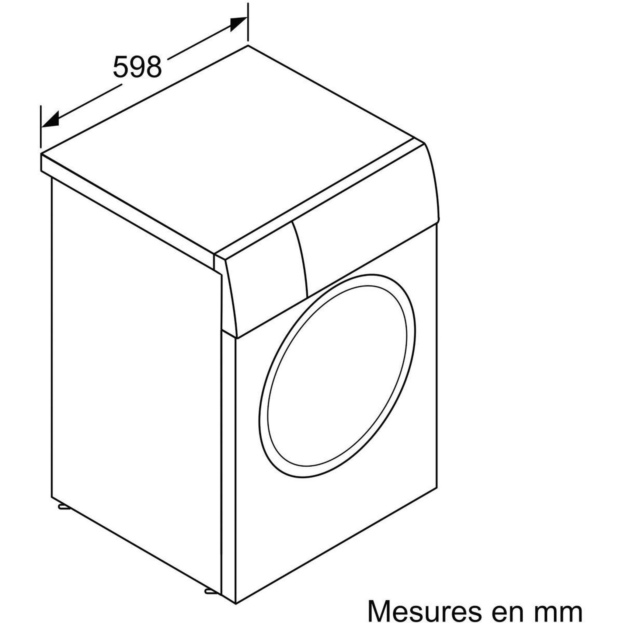 Voir la diapositive 5 : BOSCH Lave linge hublot WAN2828SFR Serenity Série 4