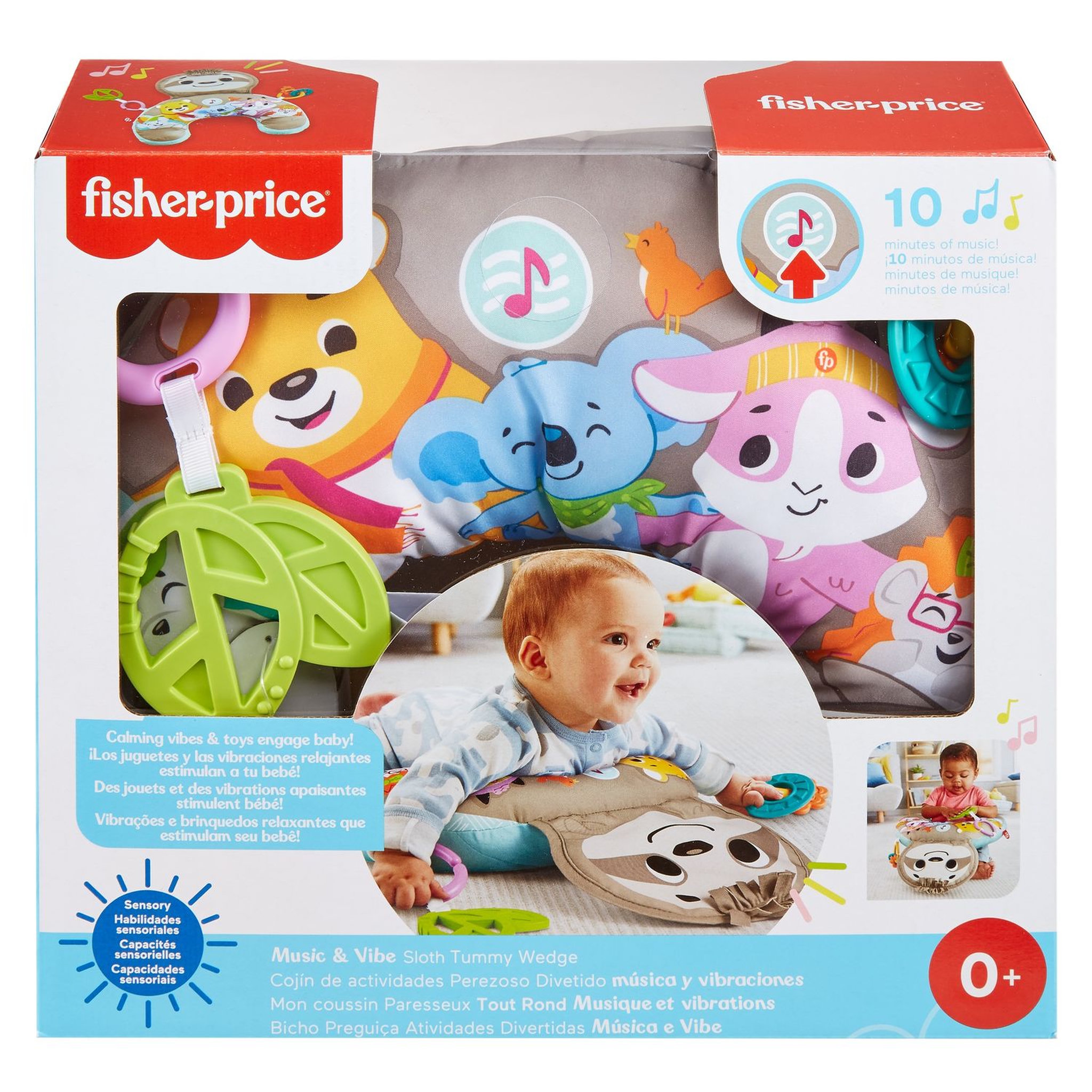 Voir la diapositive 4 : Fisher price Mon Coussin d&rsquo;Éveil Musical Fisher-Price