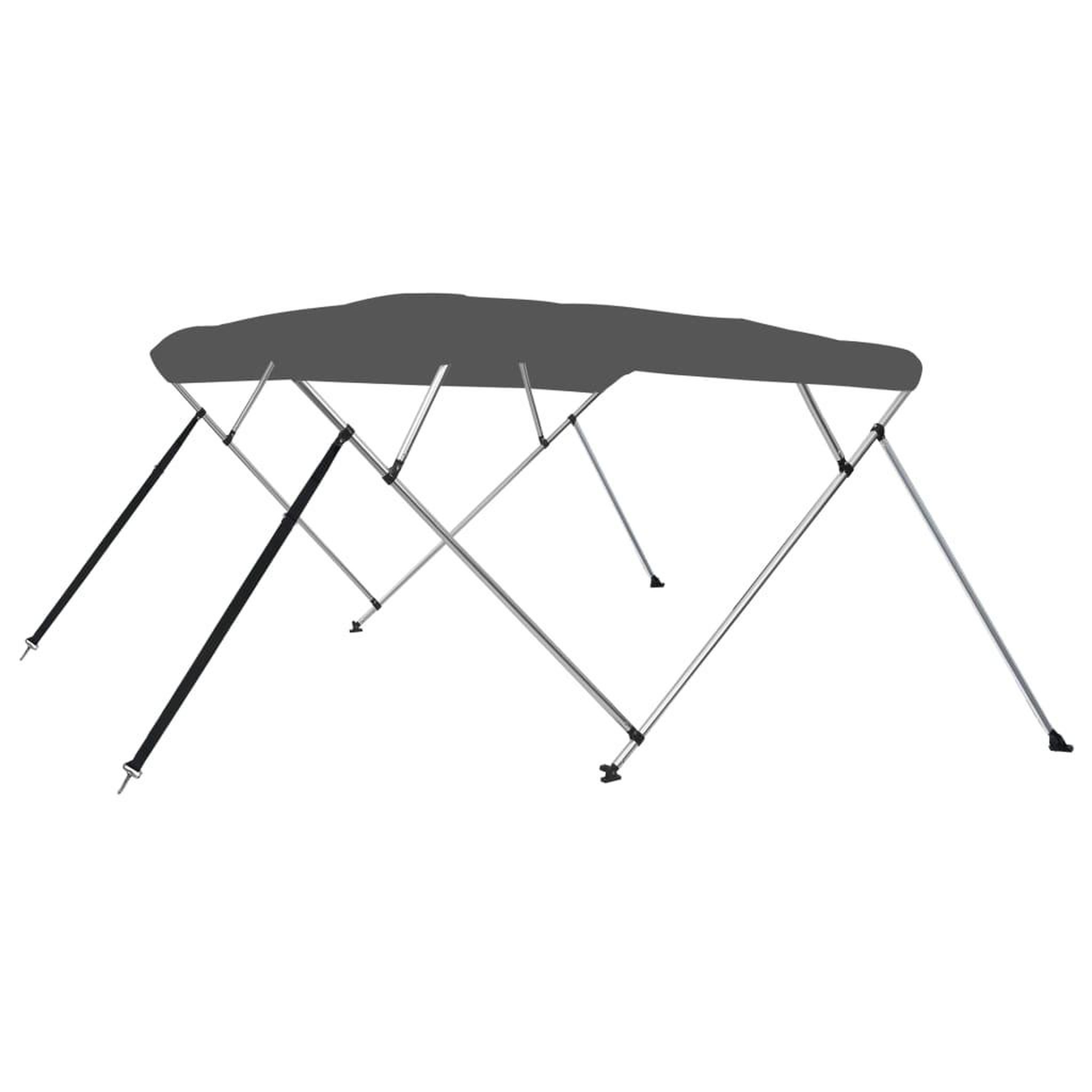 VIDAXL Auvent bimini a 4 arceaux Anthracite 243x210x137 cm