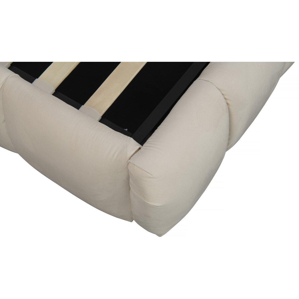 Habitat et Jardin Lit avec coffre  Annie  160 x 200 cm - Beige