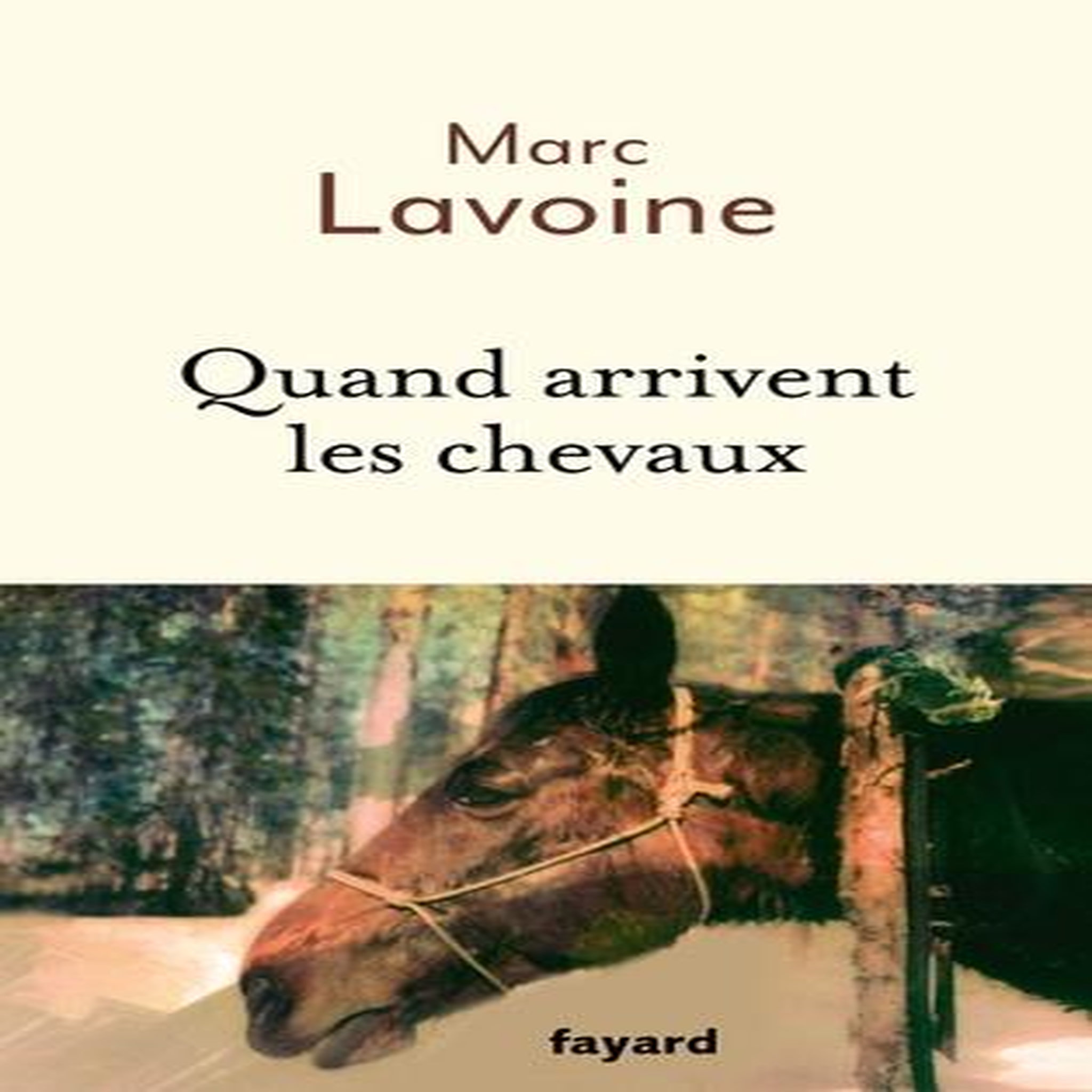 QUAND ARRIVENT LES CHEVAUX. LE ROMAN D'UNE JUMENT. RECIT BASE SUR UNE HISTOIRE VRAIE, Lavoine Marc