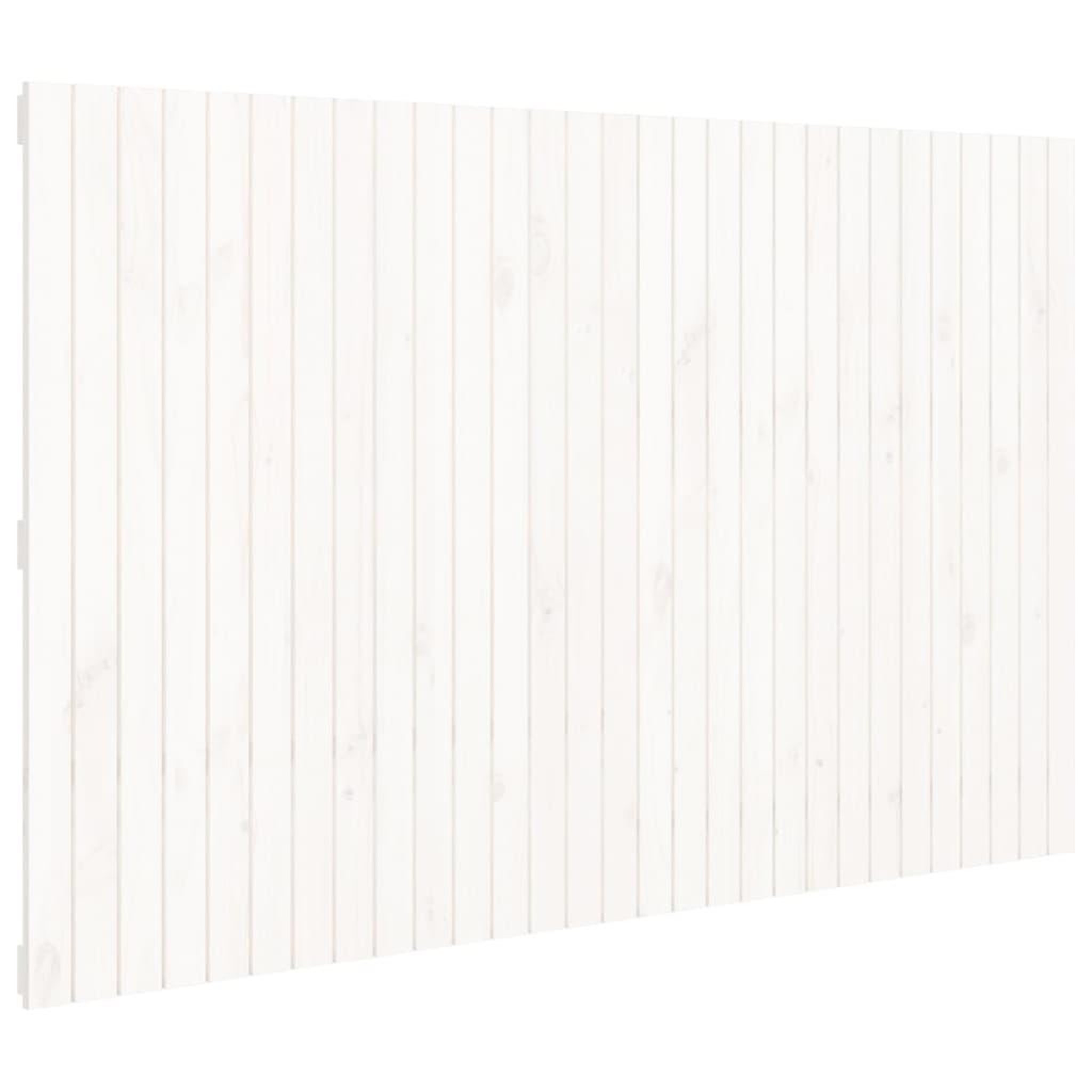 Voir la diapositive 2 : VIDAXL Tete de lit murale Blanc 185x3x110 cm Bois massif de pin