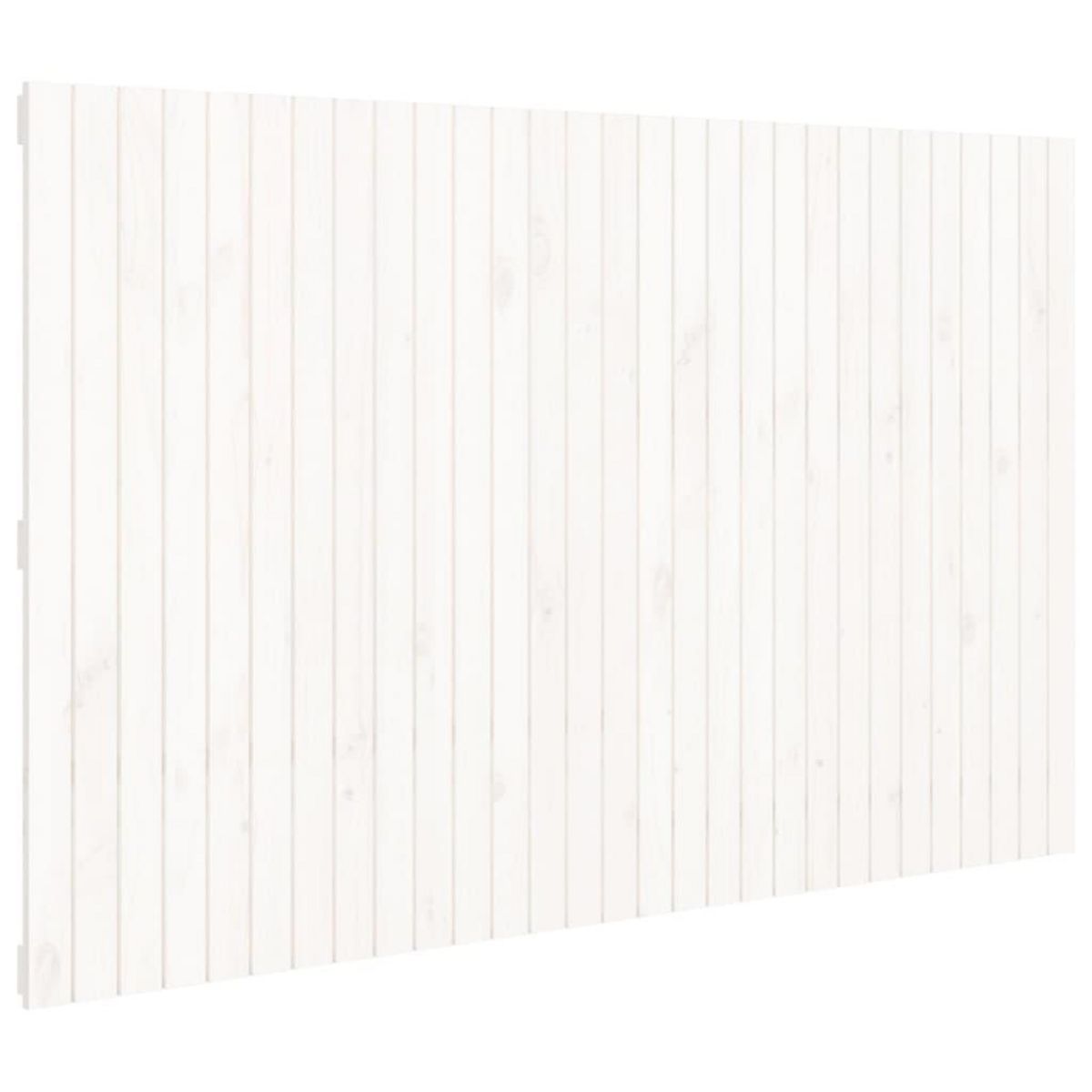 VIDAXL Tete de lit murale Blanc 185x3x110 cm Bois massif de pin