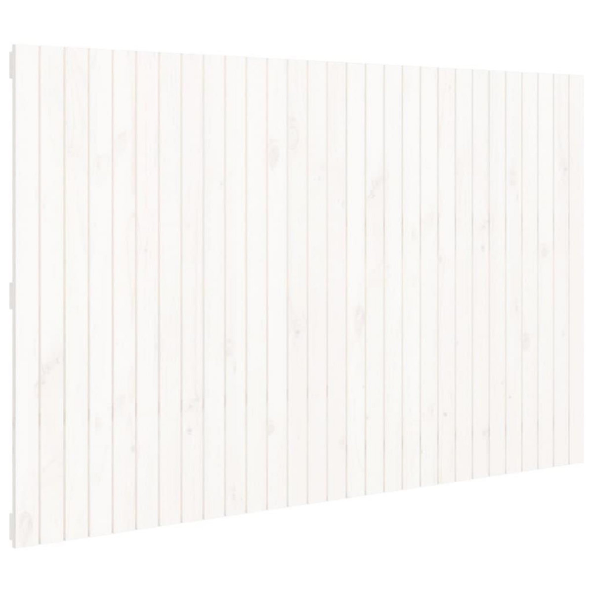 VIDAXL Tete de lit murale Blanc 185x3x110 cm Bois massif de pin