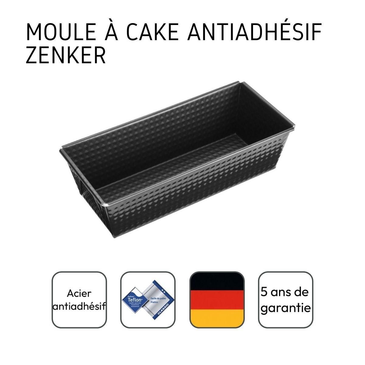 ZENKER Lot de 2 moules à cake 30,5 cm Zenker Black Metallic