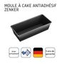 Voir la diapositive 4 : ZENKER Lot de 2 moules à cake 30,5 cm Zenker Black Metallic