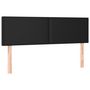 Voir la diapositive 2 : VIDAXL Tetes de lit 2 pcs Noir 72x5x78/88 cm Similicuir