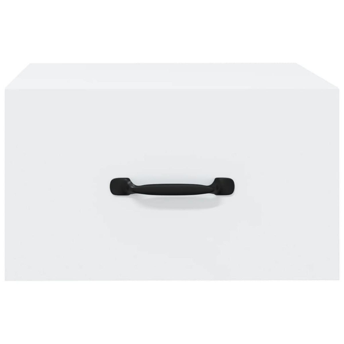 VIDAXL Tables de chevet murales 2 pcs blanc 35x35x20 cm