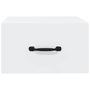 Voir la diapositive 5 : VIDAXL Tables de chevet murales 2 pcs blanc 35x35x20 cm