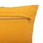 Voir la diapositive 5 : ATMOSPHERA Coussin Déco Tufté  Inca  40x40cm Ocre