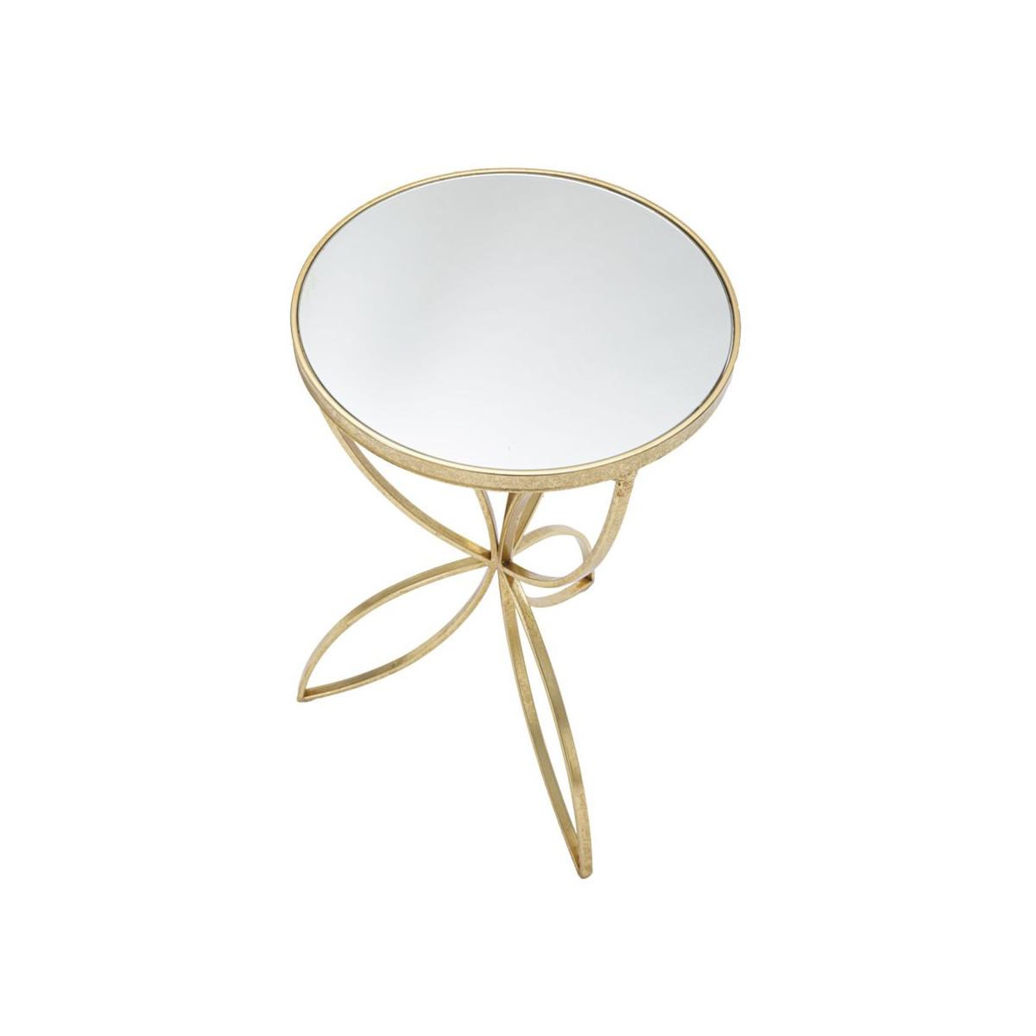 Voir la diapositive 2 : Paris Prix Table d'appoint design  butterfly  60cm or