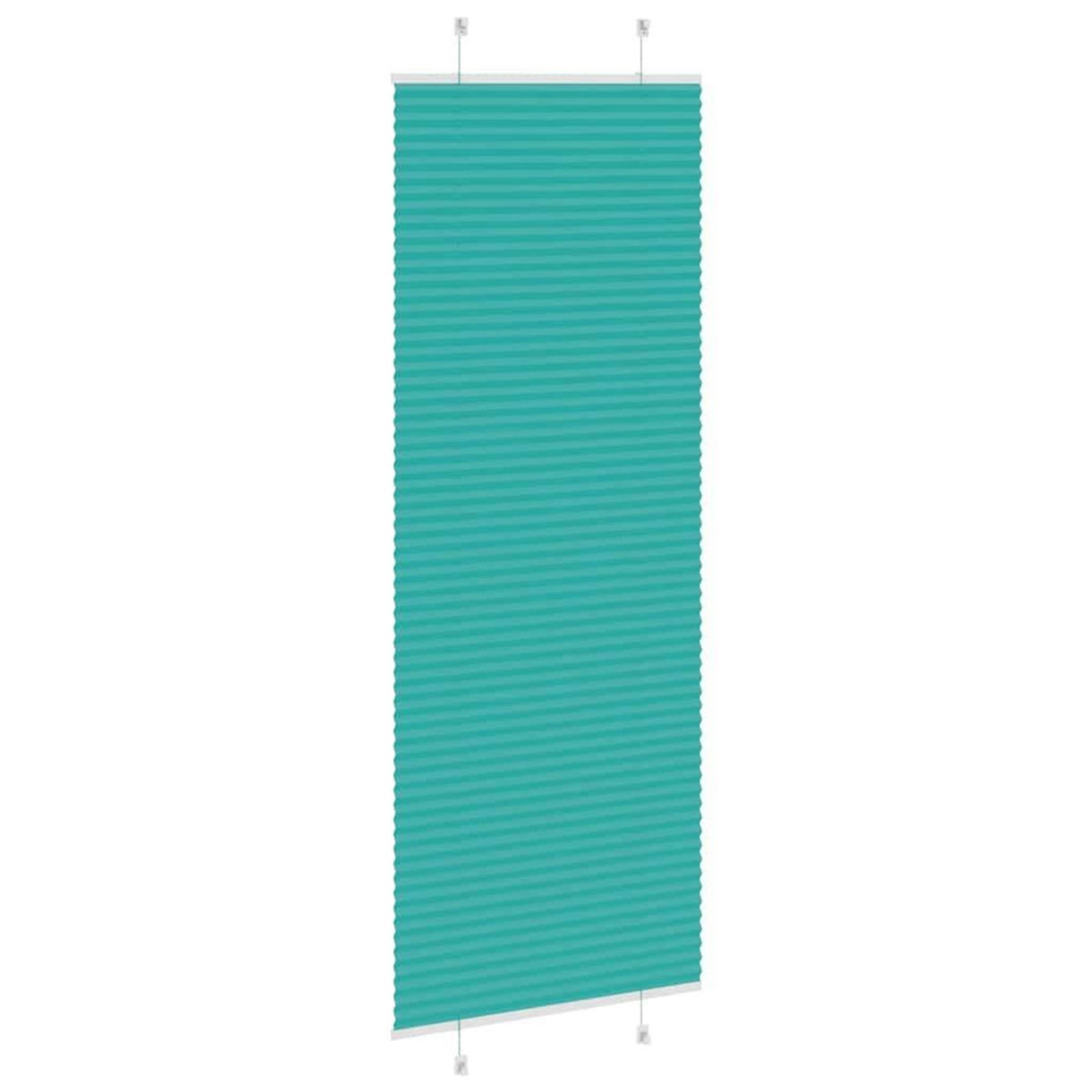 VIDAXL Store plisse vert petrole 70x200 cm largeur du tissu 69,4 cm