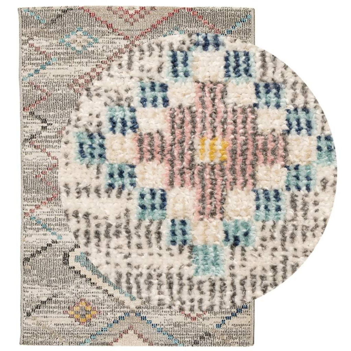 VIDAXL Tapis ARBIZU interieur exterieur design vintage 140x200 cm
