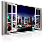 Paris Prix Tableau Imprimé  Window : View of New York. Coloris disponibles : Multicolore