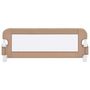 Voir la diapositive 3 : VIDAXL Barriere de lit enfant Taupe 102x42 cm Polyester