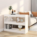 VIDAXL Bibliotheque/Separateur de piece Blanc 100x30x72 cm