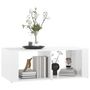 Voir la diapositive 4 : VIDAXL Table basse Blanc brillant 100x50x36 cm Bois d'ingenierie