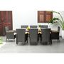 Voir la diapositive 6 : Salon de jardin 8 personnes bois acacia BELIZE