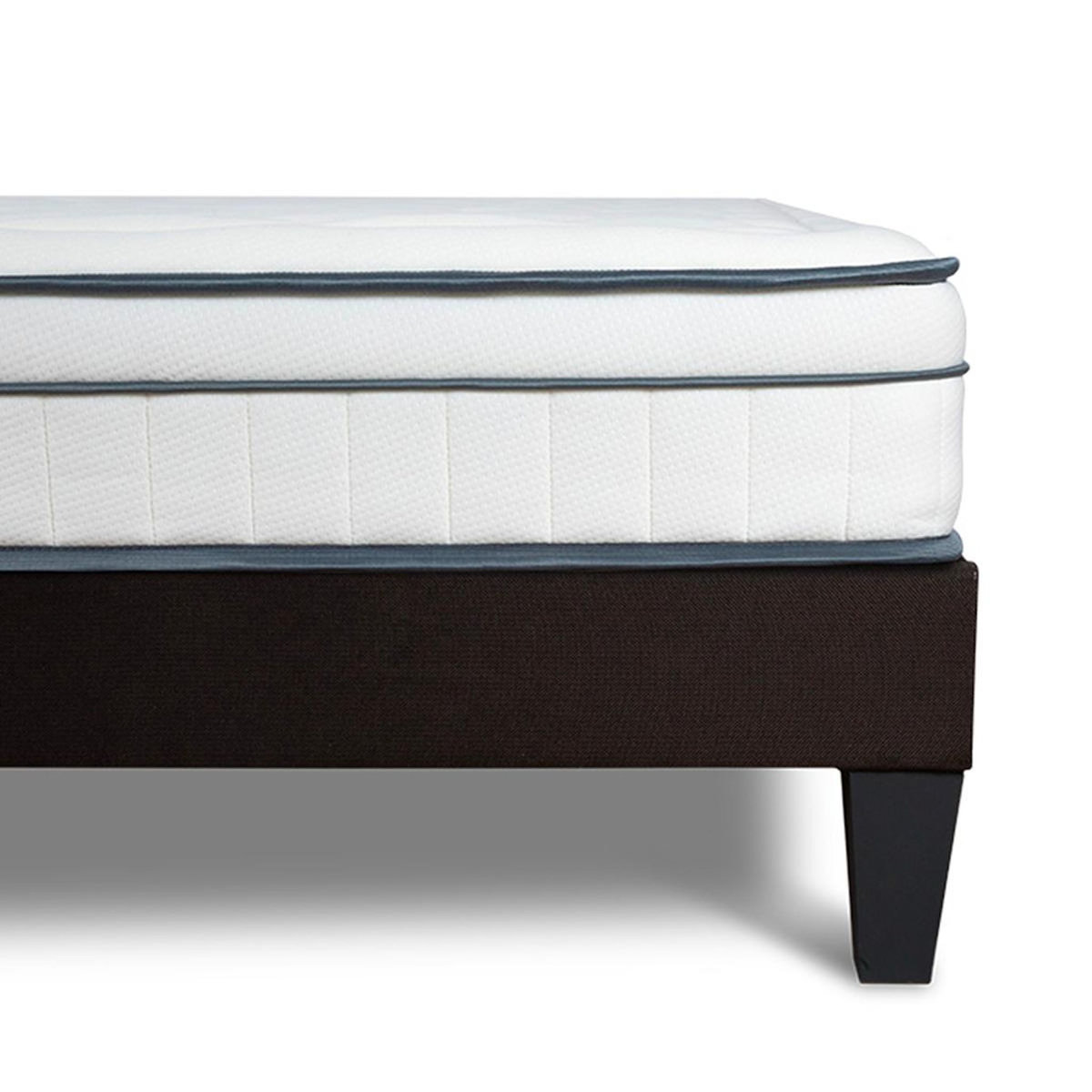 BELLECOUR BELLECOUR LITERIE | Pack Prêt à dormir BARTOLDI | Matelas Ressorts ensachés + Sommier + Accessoires