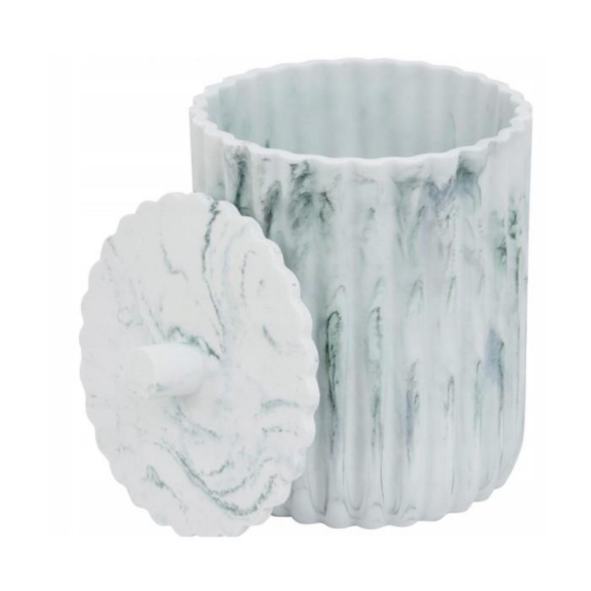 FIVE Poubelle de Salle de Bain  Marby  5L Blanc